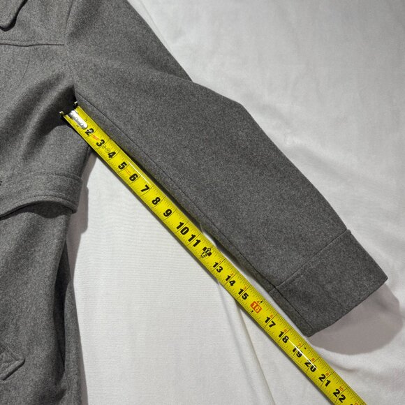 Gallery Women's Winter Coat XL Gray Wool Lined - Picture 7 of 9